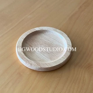 จานรองแก้วไม้แท้ 100% รวมฮิตทุกแบบ By BG WoodStudio