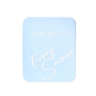 CUTE PRESS แป้งผสมรองพื้น EVORY SNOW WHITENING &amp; OIL คอมแพ็ค