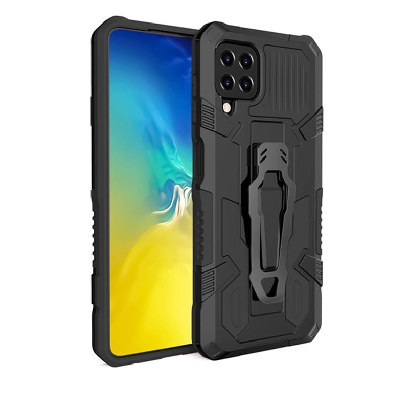 เคสโทรศัพท์มือถือ TPU PC แข็ง กันกระแทก พร้อมขาตั้งแม่เหล็ก สําหรับ Samsung Galaxy A12 A22 A32 A42 A52 A52s A72 4G 5G