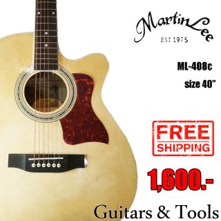 🎸กีตาร์โปร่ง🔥ราคาถูก คุณภาพดี กีตาร์โปร่งมือใหม่🔥Martinlee ML-408c พร้อมของแถม6รายการ 🎉บริการเก็บปลายทาง