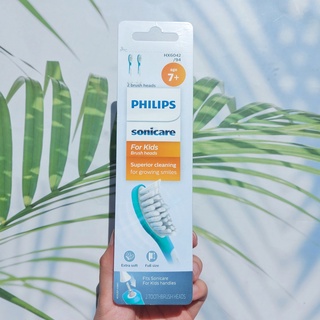 ฟิลิปส์ หัวแปรงสีฟันไฟฟ้า 2 ชิ้น สำหรับเด็กอายุ 7+ Sonicare for Kids Replacement brush heads HX6042/94 (Philips®)