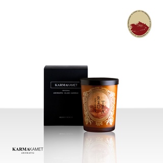 KARMAKAMET Original Aromatic Glass Candle คามาคาเมต เทียนหอม เทียน เทียนหอมระเหย เทียนดั้งเดิม เทียนดอกไม้