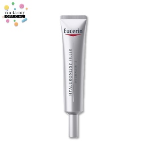 อายครีม บำรุงผิวรอบดวงตา Eucerin(ยูเซอริน) HYALURON (3X) FILLER EYE CREAM SPF 15 ขนาด 15 มล. [EXP.28/07/2024]