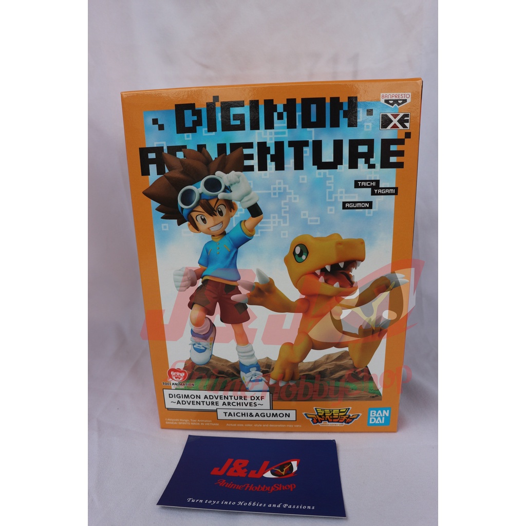 BANPRESTO DIGIMON ADVENTURE DXF ARCHIVES TAICHI & AGUMON