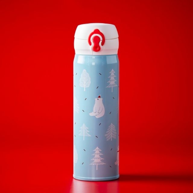 ขวด Starbucks ST-SS THERMOS POLAR BEARS 16 Oz Chrismas 2019