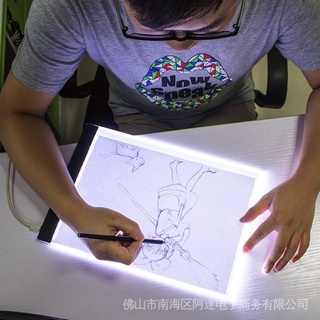 แผ่นบอร์ดโมดูลแทททู โปร่งแสง มีไฟ led ขนาด a4R สําหรับวาดภาพระบายสี