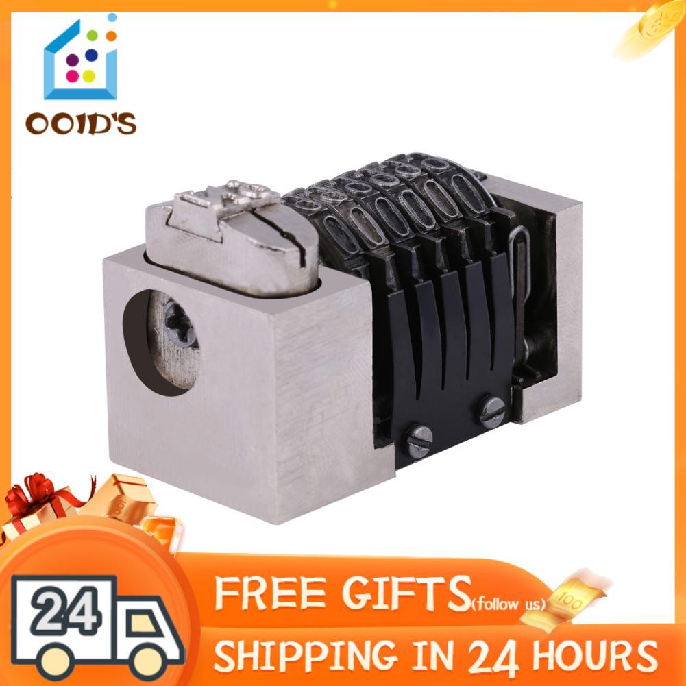 [Ready Stock] 5Pcs/set 6 Digits Numbering Machine Platen Rome Font ...