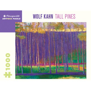 [จัดส่งฟรี] จิ๊กซอว์ Pomegranate ภาพ Tall Pines  จิตรกร Wolf Kahn จำนวน 1,000 ชิ้น