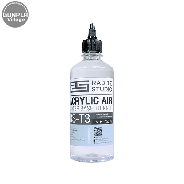Raditz Studio RS T3 Acrylic Air Thinner 450 ml (Thinner Series) RST3AAT450 8858878900038 (สี)