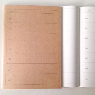 สมุดแพลนเนอร์ Muji Planner