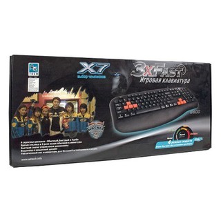 A4Tech G600, คีย์บอร์ดเล่นเกม 3X PS / 2 (สีดำ)