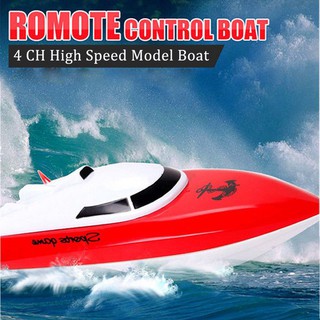 เรือเร็วบังคับวิทยุ 2.4 GHZ BOAT RACING  เลี้ยวด้วยหางเสือ  เดินหน้า/ถอยหลัง NO.802