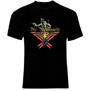 0.2 เสื้อยืดลําลอง แขนสั้น พิมพ์ลาย Deutsche Wehrmacht Germany Deutschland Neu Streetwear สําหรับผู้ชาย