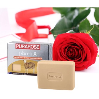 Purarose Placenta Soap 100 g. สบู่รกแกะ