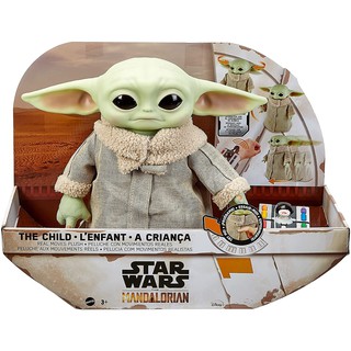 Disney Star Wars The Child Real Moves Plush ตุ๊กตาผ้า 11 นิ้ว เบบี้ โยดา The Mandalorian รุ่น ‎GWD87