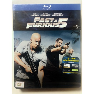 Fast &amp; Furious 5 เร็ว แรงทะลุนรก 5 Blu-ray บลูเรย์ แท้ กล่องเหล็ก ซับไทย เสียงไทย