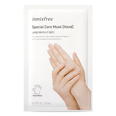 พร้อมส่ง แท้100% (5ฟรี1) Innisfree Special Care Mask - Hand ( มาร์คมือ )