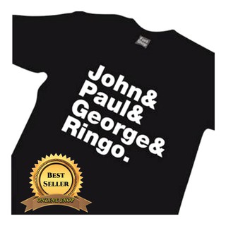 เสื้อยืด พิมพ์ลาย COMBED 30S DISTRO THE BEATLES JOHN PAUL GEORGE RINGO