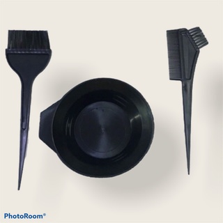 ชุดอุปกรณ์ย้อมผม มี 3 ชิ้น ถ้วยย้อมผม