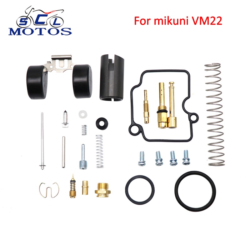 รถจักรยานยนต์ Carburettor ชุดซ่อมปะเก็นลอย Jets สําหรับ Mikuni VM22 Carb
