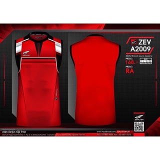 เสื้อกีฬาZEALVER แขนกุด พิมพ์ลาย  ZEV-A2009