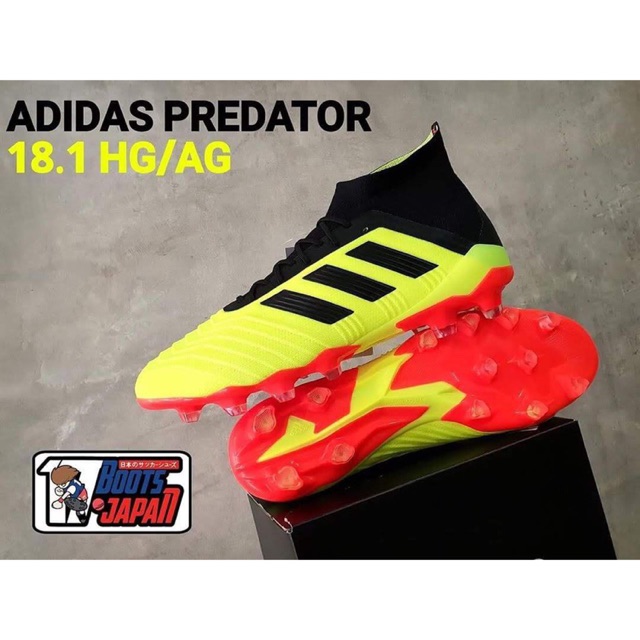ADIDAS PREDATOR18.1 HG/AG ตัวทอปสุด รองเท้าฟุตบอล ของแท้💯%