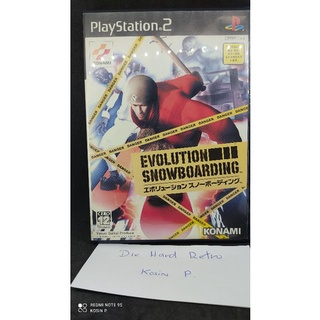 แผ่นแท้เกมส์ Evolution Snowboarding PS2 นำเข้าจากญี่ปุ่น ใช้งานได้ปกติ แผ่นสวย สินค้าดี ไม่มีย้อมแมว