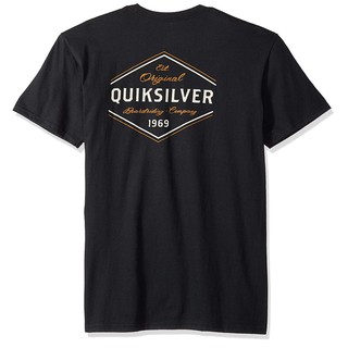 T-shirt  เสื้อยืดแขนสั้น พิมพ์ลาย Quiksilver คุณภาพสูง สําหรับผู้ชายS-5XL