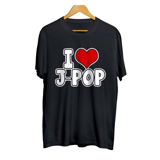 เสื้อยืดใหม่ 2022เสื้อเชิ้ต ผ้าฝ้าย 100% พิมพ์ลาย ILOVE JPOP 30s สไตล์ญี่ปุ่นL XL  XXL 3XL