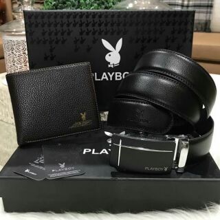 Playboy Leather Belt&amp;Wallet Value Pack Limited Edition