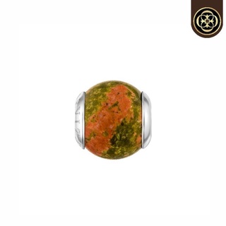 Cheevitwufu Unakite Stone Charm 12-13 mm ชาร์มหินยูนาไคต์แท้ ขนาด 12-13 มิล