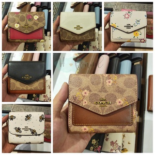 USA outlet กระเป๋าสตางค์ coach F87589 /กระเป๋าสตางค์ผู้หญิง/ กระเป๋าสตางค์/กระเป๋าสตางค์พับ/กระเป๋าบัตร/กระเป๋าใส่เหรียญ