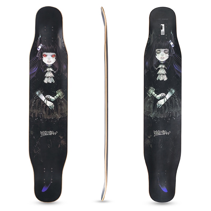 Rebirth Meow Dark Lita longboard deck ลองบอร์ด