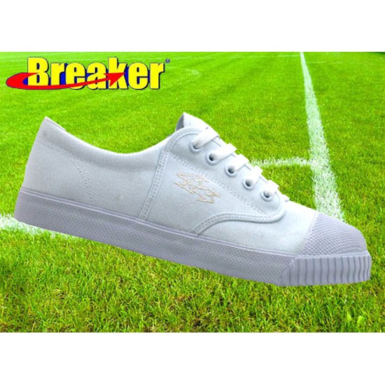 Breaker รองเท้าผ้าใบเบรกเกอร์ (Breaker) รุ่น 4x4 สีขาว