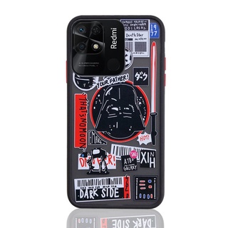 เคสโทรศัพท์มือถือ PC เนื้อแมตต์ ป้องกันเลนส์กล้อง ลาย Star Wars สีแคนดี้ สําหรับ Xiaomi Redmi 12C 10C Note 12 Pro+ Plus 5G