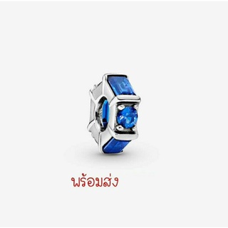 Pandora silver charm spacer น้ำเงิน สเปเซอร์