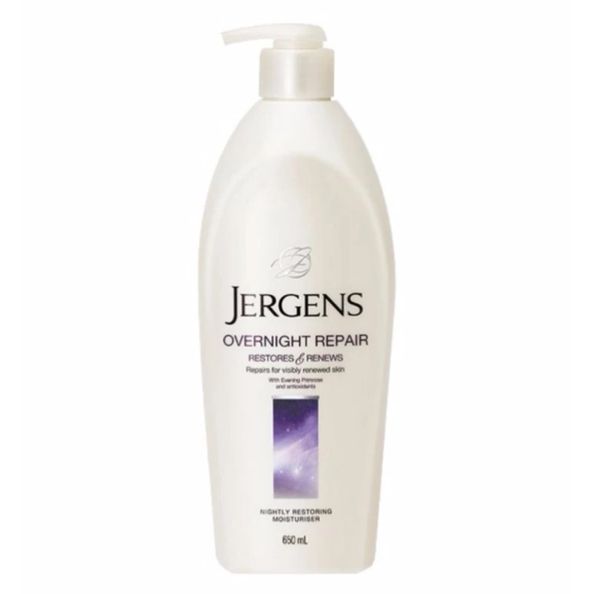 เจอร์เก้น โลชั่นทาผิว บอดี้โลชั่น โลชั่นบำรุงผิวกาย สูตร Overnight Repair ขนาด 650 มล. Jergens x 1 ข