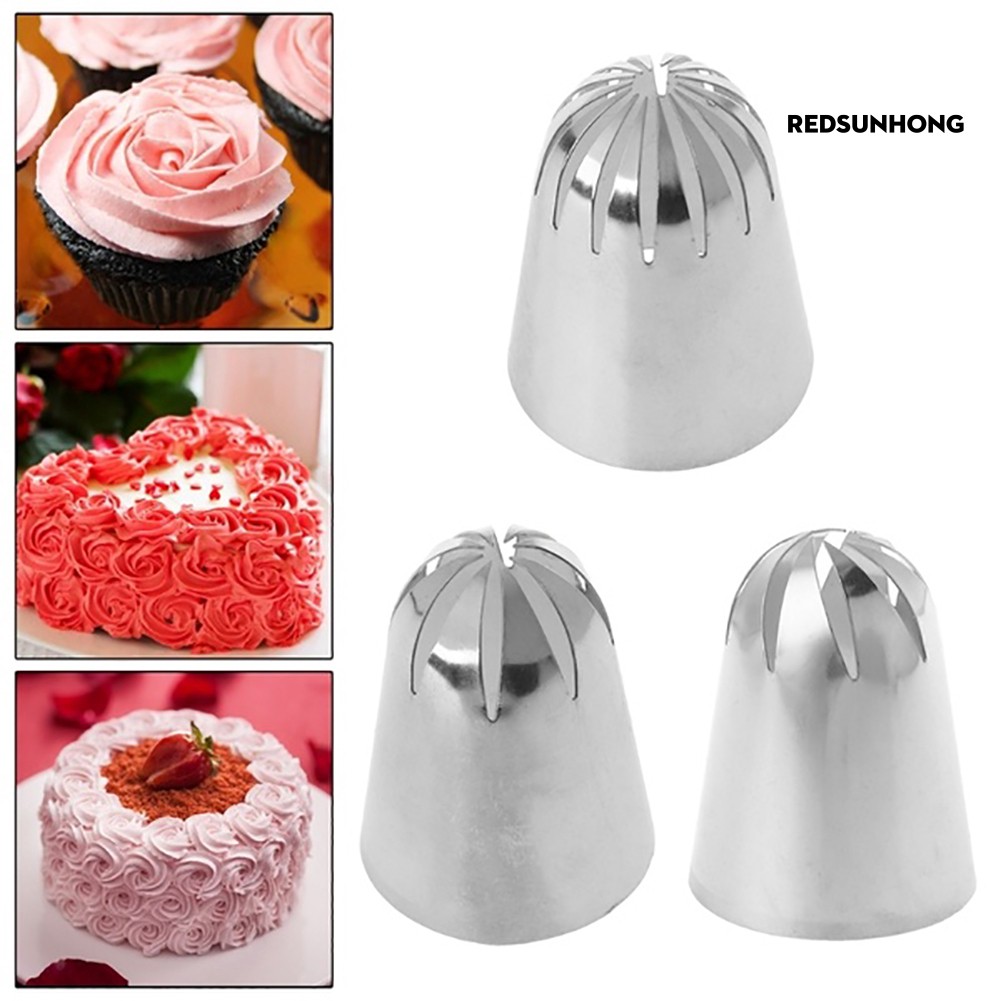 ✧ 1 ชิ้นดอกไม้ Fondant เค้กครีมไอซิ่งท่อหัวฉีด Pastr-y เคล็ดลับตกแต่งเบเกอรี่เครื่องมือ (K337)
