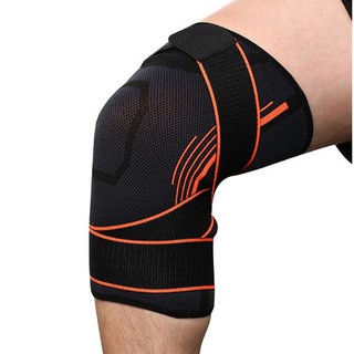 Jingba knee support ผ้าพันหัวเข่าลดปวดเสริมสายพัน 2 เส้น