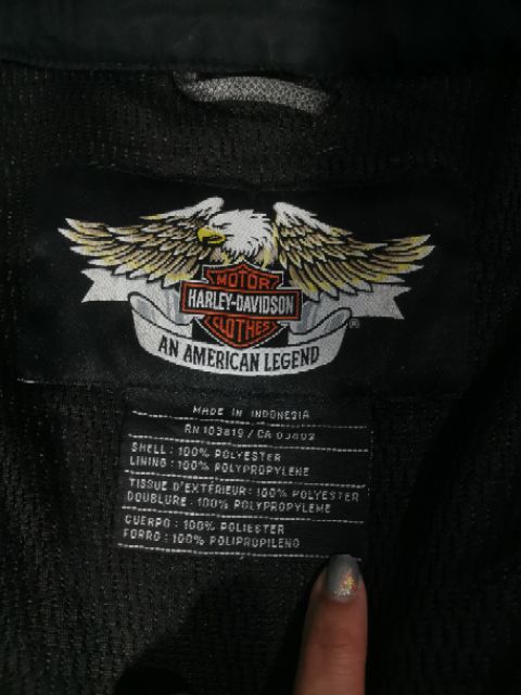 harley davidson leather jacket rn 103819