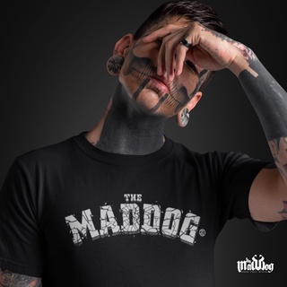 เสื้อยืดพิมพ์ลายแฟชั่น Maddogstreet ® เสี้อยืดลาย THEMADDOG แขนสั้น เสื้อยืดผู้ชาย