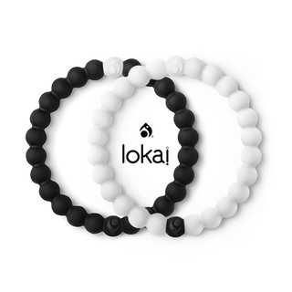 Black &amp; White Lokai กำไลข้อมือนำเข้าแบรนด์ Lokai