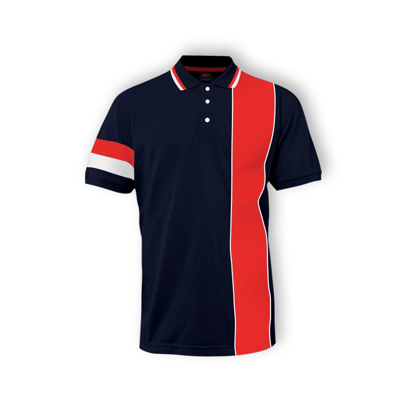 Polo Collar 2678 เสื้อยืด Enzo 5XL แขนยาวผ้าตัดแนวนอนสีเหลือง 26 T/C PK (Tetoron Cotton)