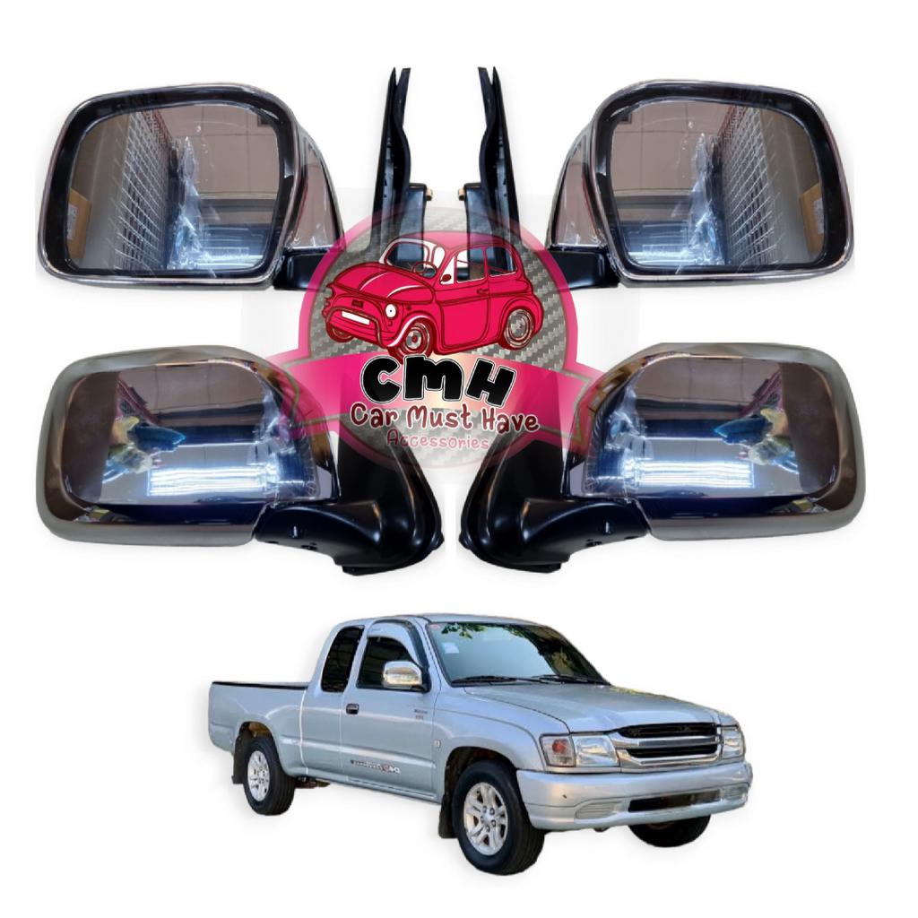 กระจกมองข้าง โครเมี่ยม TOYOTA HILUX TIGER D4D โตโยต้า ไฮลักษ์ ไทเกอร์ ดีโฟร์ดี