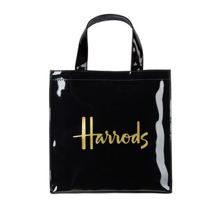 Harrods รุ่น Small Logo Shopper Bag สีดำ***พร้อมส่ง