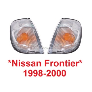 คูู่ เสื้อไฟมุม Nissan D22 Navara Frontier 1997-2000 ไฟเลี้ยว นิสสัน ฟรอนเทียร์ BIG-M 1998 ไฟมุมหน้ารถ เสื้อไฟเลี้ยว ไฟ