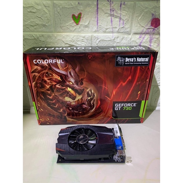 การ์ดจอ Colorful GeForce GT730K 2GD3-V ของใหม่ มือหนึ่ง