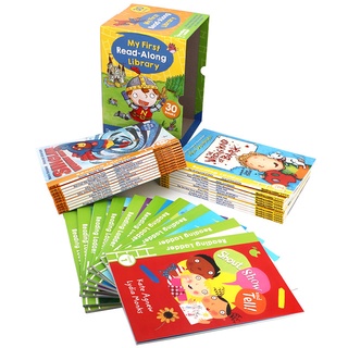 หนังสือภาษาอังกฤษเด็ก กล่องบุบ My First Read-Along Library (30 Books) Collection Box Set Reading Ladder (Level 1 - 3)