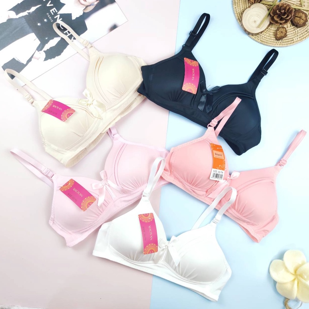 **อ่านรายละเอียดก่อนสั่งซื้อ** เสื้อในเด็ก (G008) (คัพ A) เสื้อชั้นในเด็กผู้หญิง (มีซับฟองน้ำบาง ๆ) แบบตะขอ ไร้โครง