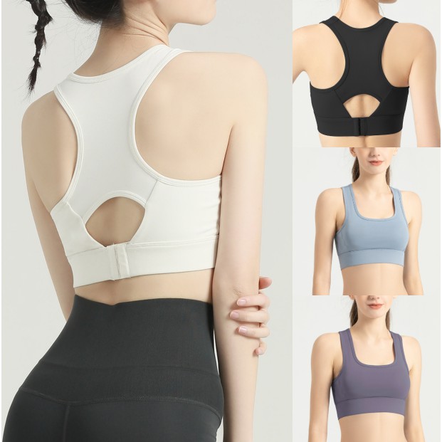 รุ่นใหม่ สปอร์ตบราผ้าดี เว้าหลังทรงสวย รุ่น YOGA-614 Sport Bra เสื้อบราโยคะ สปอร์บราฟิตเนส ออกกำลังกาย มีฟองน้ำถอดได้